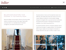 Tablet Screenshot of bellierfinancial.com